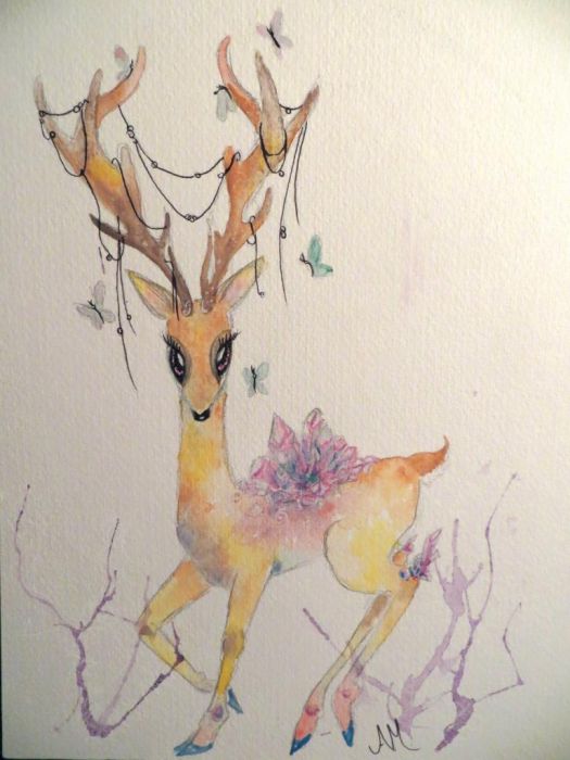 Crystal Deer by Ashley McMullin
