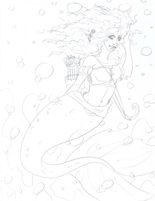 Mermaid Merida by Geeky Bat