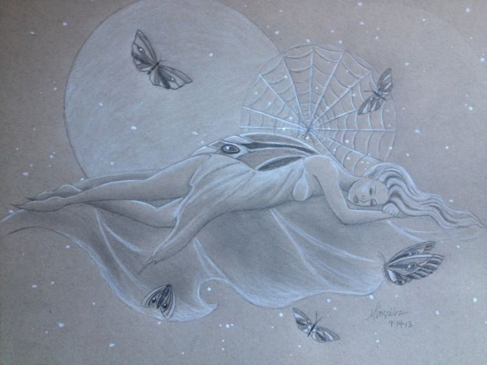 Sleeping Butterfly by Maria Gonzalez