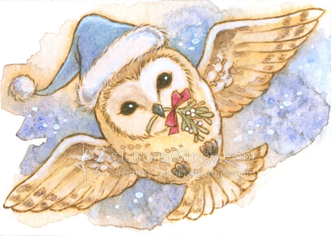 Christmas Owl by Mitzi Sato-Wiuff