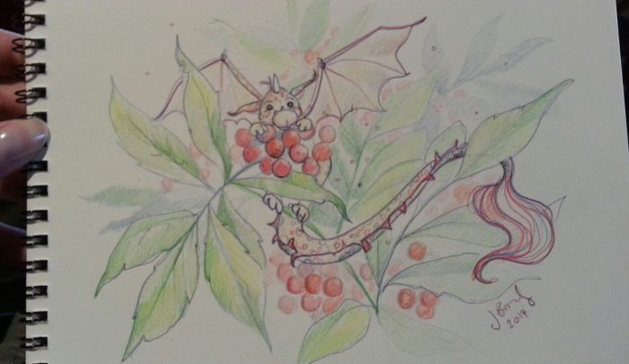 Rowan Tree Dragon by Joanna Bromley