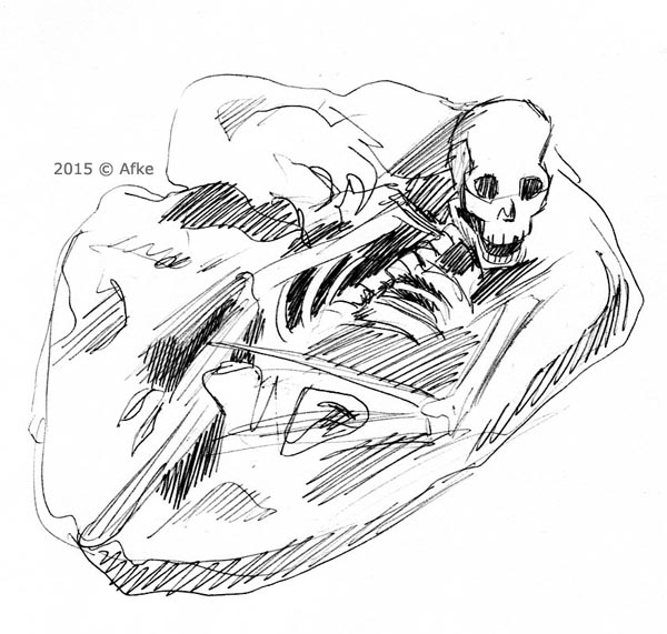 Skeletal Remains by Afke