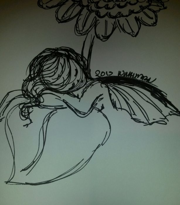 Sleeping fairy by artbynicole 