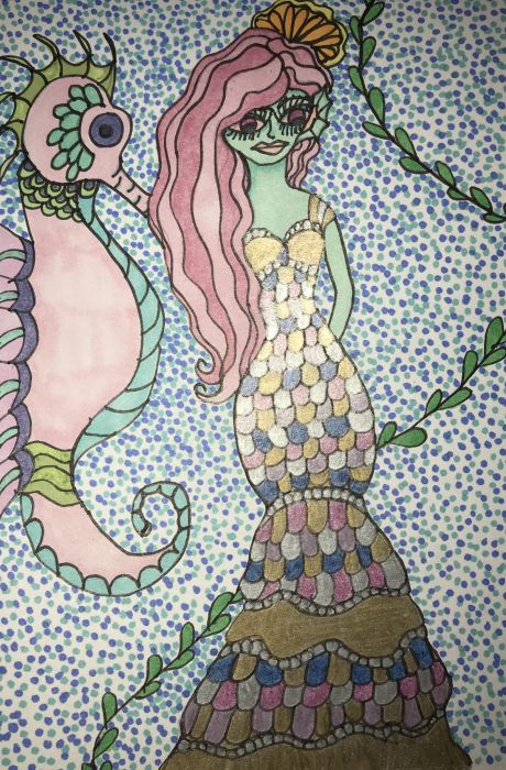 Mermaid Dress by ElmaBree