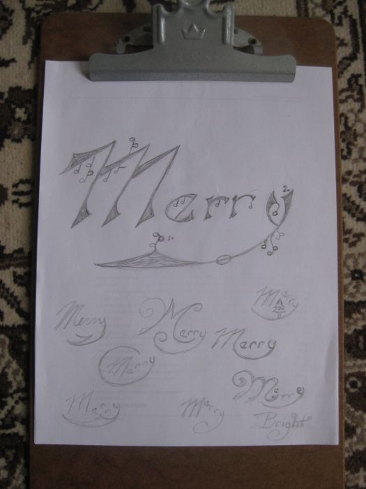Ornamented Merry: fast sketches by mikka