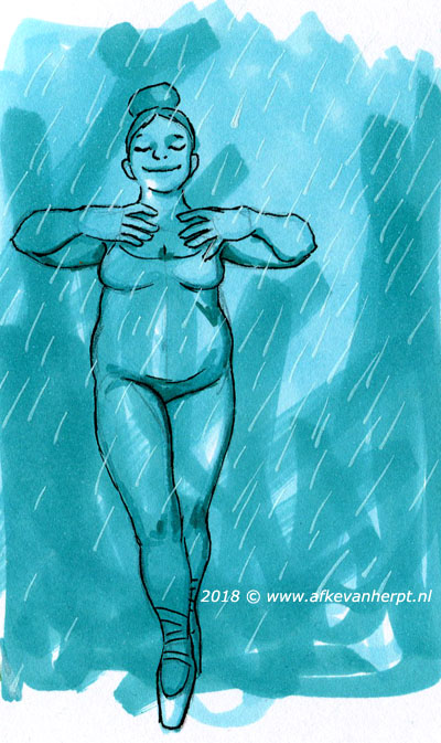 Dancing in the rain (1) by Afke