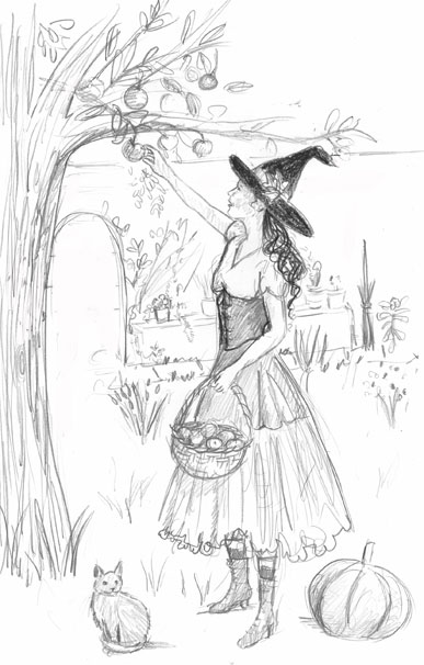 Garden Witch by Sue Rundle-Hughes
