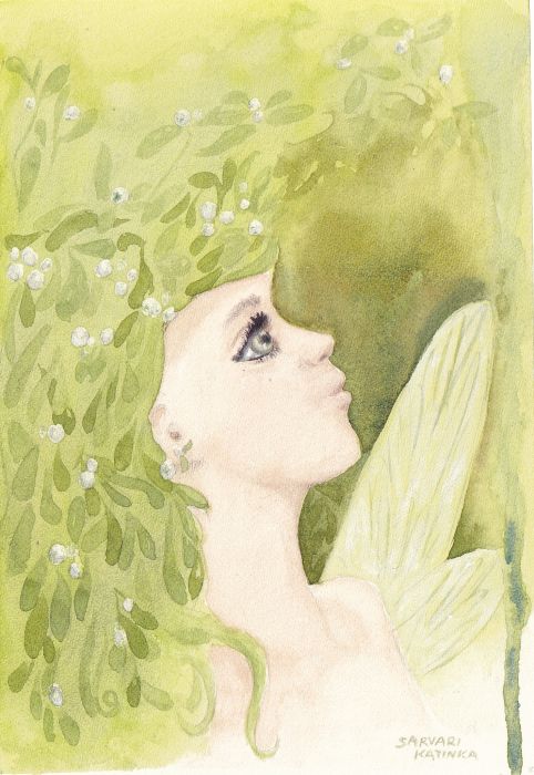 Mistletoe Fairy by Katinka Sarvari
