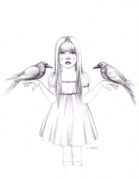 Raven Girl by Laura Macy