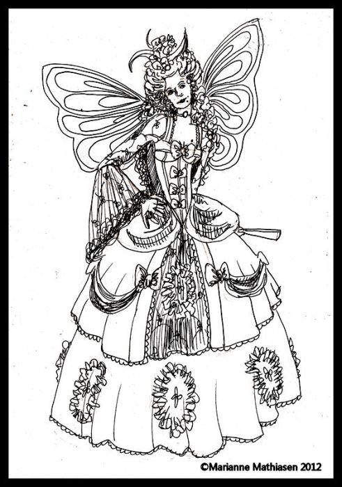 Rococo Fairy Dream by Marianne Mathiasen