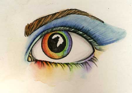 Rainbow Eye by Nora Blansett