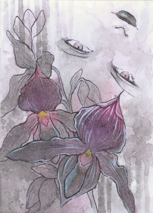 Black Orchid by Mitzi Sato-Wiuff