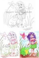 Faerie with Frog