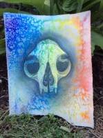 Rainbow skull