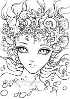 Princess of the Sea (inked)