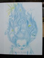 She has all kind of wondrous things in her hair