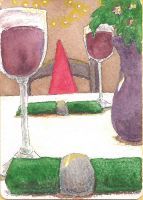 the Gnome Gourmand ACEO