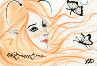 Freckled Fairy Girl