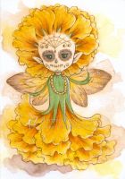 Day of the Dead Marigold Sprite