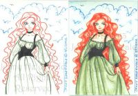 Flowing Red Hair