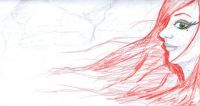 Flowing Red Hair