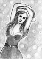 Christmas pin up