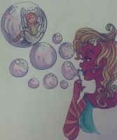Bubbling Angels