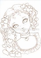 Valentine Girl - inked