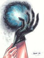 Equipped Starry Gloves