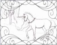 Springtime unicorn