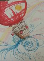 Whimsical Hot Air Balloon