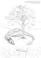 Dragon of the Rowan tree