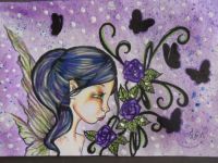 purple roses