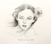 Flower in her hair