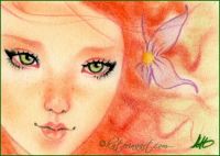 Flower in her hair