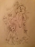 Spirit guide jumping for joy