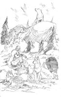 The Man and his Wolves
