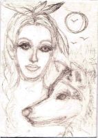 Wolf Woman & Friend