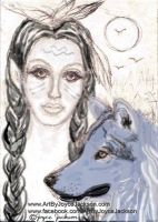 Blue Wolf Guardian