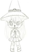 Little Witch with the Button Eyes