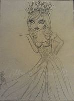 frosty snowflake gown