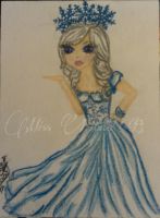 frosty snowflake gown