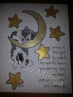 Sleeping Kitten-She was the moon and the stars