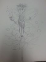 Lotus with Fairy