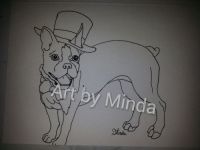 Dapper Dog-Dapper in a Top Hat