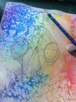 Rainbow skull
