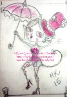 Pink parasol