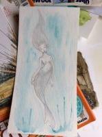 Ghostly mermaid