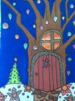 Christmas Fairy door