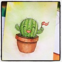 Happy little cactus